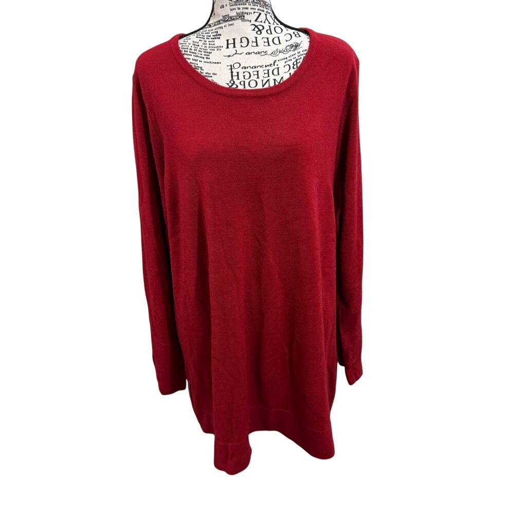 Bedford Fair‎ red sweater size 1X